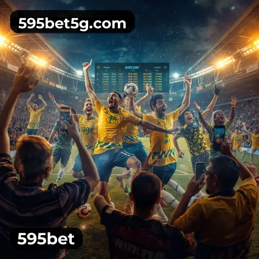 App 595bet para iOS e Android — interface mobile, login biométrico e PIX integrado